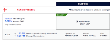 Heads Up Aeroflot Awards Not Currently Bookable With Delta