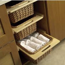 Pull Out Wicker Storage Baskets For Kitchen Cabinet Wicker Basket Drawers Wicker Baskets Wicker Baskets With Handles