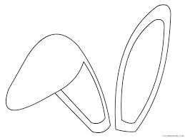 Then, you can start crocheting! Easter Bunny Ears Coloring Pages Holiday Easter Bunny Ears 8 Printable 2021 0462 Coloring4free Coloring4free Com