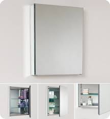 This is basically the medicine cabinet's version of a kangaroo pouch: Fresca 20 W X 26 H Frameless Medicine Cabinet At Menards