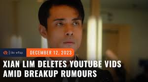 Xian Lim deletes YouTube videos as breakup rumors with Kim Chiu continue  circulating