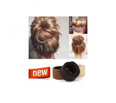 Womens magic hair bun snap styling donut former french twist band maker tool diy. Easy Bun Snap The Perfect Hair Bun