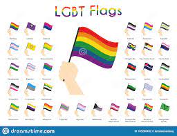 Bandera del orgullo bandera lgbt lgbt fondos chistes estúpidos comunidad lgbt ofrendas banderas fondo de pantalla animado femenino. Juego De 34 Banderas Del Orgullo Lgbt Sexual Y De Genero Ilustracion Del Vector Ilustracion De Comunidad Color 165260492