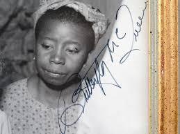 Sold at Auction: PHOTO W AUTHENTIC AUTOGRAPH OF BUTTERFLY MCQUEEN
