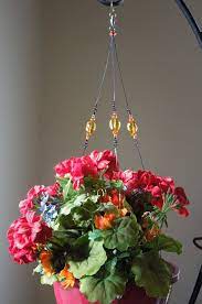 beaded copper wire plant hanger diy macrame metal hangers making