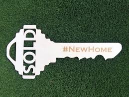 Realtor Wood Key Sign Sold Real Estate Agent Key Realty Etsy Realtor Closing Gifts Selling Real Estate Realtor Signs