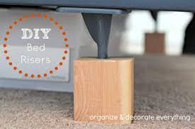 This helps them to blend into the current furniture even better. Diy Bed Risers Organize And Decorate Everything