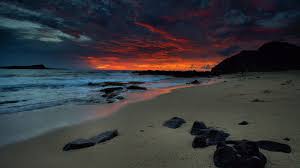 Maybe you would like to learn more about one of these? Download Wallpaper 1920x1080 Beach Night Sea Sky Full Hd Hdtv Fhd 1080p Hd Background