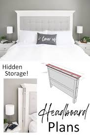 Headboard With Storage Building Plans