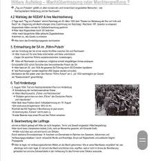 Vergessen sie nicht, lesezeichen zu setzen handout vorlage word mit. Handout Ubeflussig Oder Gut Hitler Machaufstieg Geschichte
