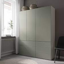 Ikea skubb pax planer mirror with hooks pax wardrobe glass wardrobe white wardrobe ikea family white stain grey glass. Klubbukt Door Grey Green 40x120 Cm Ikea Ikea Fitted Wardrobes Wardrobe Systems Ikea