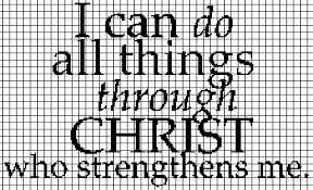 bible verse do all things chart graph and row by row written instructions