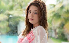 Anna Tatu, gray eyes, model, blonde, hoods, women, HD Wallpaper | Rare  Gallery