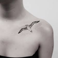 Albatross Temporary Tattoo Sticker Set Of 2