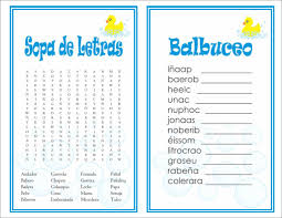 Respuestas incluidas para comprobar los conocimientos in. Juegos De Mesa Baby Shower Para Imprimir Gratis Novocom Top