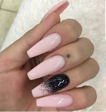 Pin By Rissa On Nails Pink Nails Best Acrylic Nails Luxury Nails Black nail shades may not be somewhat feminine but can be quite attractive even applied in a decorative way.