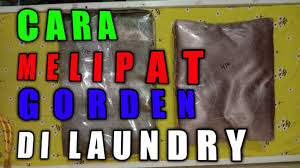 Bila kamu memutuskan untuk mencuci sendiri gorden kesayanganmu dan tidak menggunakan jasa cuci gorden tangerang, maka kamu harus mulai mengetahui cara cuci gorden sendiri. Cara Melipat Gorden Di Laundry L Cara Packing Gorden Youtube