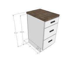 tiny house kitchen cabinet base plan