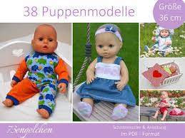 Das neue freebook für puppen von 25 bis 50 cm beinhaltet schnittmuster und nähanleitung für: Schnittmuster Puppenkleidung 36cm Schnittmuster Puppenkleidung Puppenkleidung Puppen Kleidung Nahen