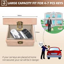 Faraday Box for Car Keys, Keyless Entry Car Key Signal Blocking Box, RFID  Anti-Theft Faraday Cage, Car Key Fob Safe Protector : Amazon.co.uk:  Automotive