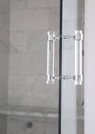 Lucite Shower Door Handles Polished Brass Satin Brass Etsy Shower Door Handles Shower Doors Chrome Shower Door