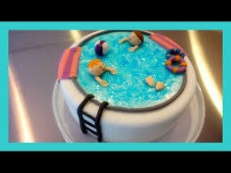 In einem bento lunch blog hab ich eine anleitung für essbares origami aus wantan teig gefunden. Motivtorte Swimming Pool Schwimmbecken Fondant Torte Fondant Tutorial Von Kuchenfee Youtube