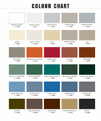 55 surprising steel building colors chart