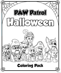 Paw Patrol Halloween 2 Coloring Page Paw Patrol Coloring Halloween Coloring Birthday Coloring Pages
