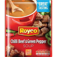 When the potatoes are tender, remove half of them and the sausage from the pot into a bowl. Royco Chilli Beef Green Pepper Soup Packet 50g Soups Stocks Cooking Ingredients Food Cupboard Food Checkers Za