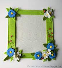 Felt Frame Marcos Hechos A Mano Manualidades Manualidades Faciles