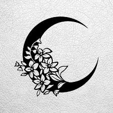 Download Floral Moon Svg Free Novocom Top