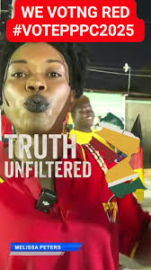 We voting red. #votepppc2025 , TruthUnfiltered Guyana @highlight 🇬🇾
