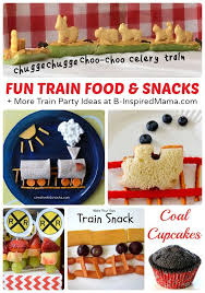 Thomas The Train Birthday Party Food Ideas Thomas Inspired Train Crafts And Party Ideas Meal Train Recipes Train Party Food Train Crafts
