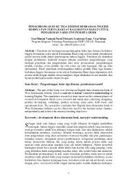 Nah, itulah sekelumit pembahasan tentang legenda bahasa jawa, serta beberapa kumpulan cerita rakyat berbahasa jawa. Pengembangan Bahan Belajar Keaksaraan Berbasis Cerita Rakyat Kutai Kalimantan Timur