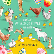 25 bestes bild von geburtstagstorte clipart schwarzweiss. Aquarell Oster Bilder Vorlagen Oster Clipart Set