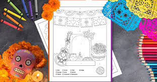 Get html color codes, hex color codes, rgb and hsl values with our color picker, color chart and html color names. Free Day Of The Dead Activity Cutest Color By Number Printables