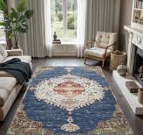 Amazon.com: GLN Rugs - Alfombra lavable a máquina para sala ...