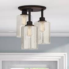 Foundstone Vivian 3 Light 12 6 Semi Flush Mount Wayfair Semi Flush Ceiling Lights Flush Ceiling Lights Flush Mount Ceiling Lights