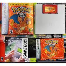 Complete Pokemon Fire Red Version Players Choice Gameboy Advance Pokemon Firered Gameboy Nintendo Game Boy Advance