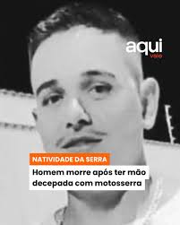 No último sábado (27), Maurício Máximo da Silva, de 33 anos, morreu de  hemorragia após ter a mão decepada por uma motosserra, em Natividade da  Serra. Confira a matéria completa no site.
