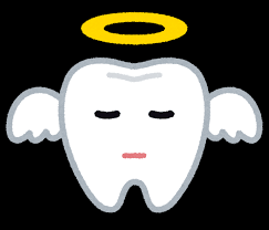 死んだ歯のキャラクター | かわいいフリー素材集 いらすとや