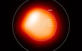 I never grew out of my lydia deetz wannabe phase so here we are. Size Comparison Betelgeuse And The Sun Eso United States