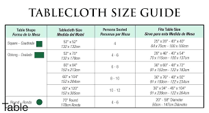 oval tablecloth dimensions