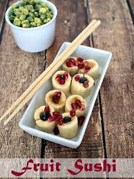 Fruit Sushi Big Hero 6 Family Movie Night Upstate Ramblings Fruit Sushi Kids Cooking Recipes Kids Meals