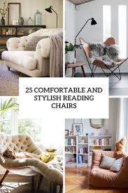This reading chair is a comfortable, roomy option for those who love intricate, unique furniture. 25 Comfortable And Stylish Reading Chairs Shelterness