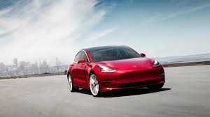 Tesla Model 3 Electric Car Red Wallpapers Wallpaper Cave