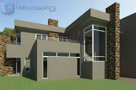 He clean, simple lines of this attractive butterfly house make it a graceful ornament for any garden. 4 Bedroom House Design South African House Plans Nethouseplansnethouseplans