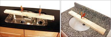 Prominently, kitchen sinks are quite heavy to install straight to the concrete. Undermount Sink Installation Tool Set