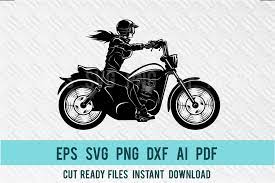 Download Sexy Girl Vintage Motorcycle Svg Chopper Svg Classic Svg 1152415 Cut Files Design Bundles