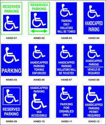 Mark parking spots, entrances & exits. Handicap Parking Quotes Quotesgram